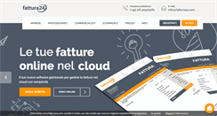 Desktop Screenshot of fattura24.com